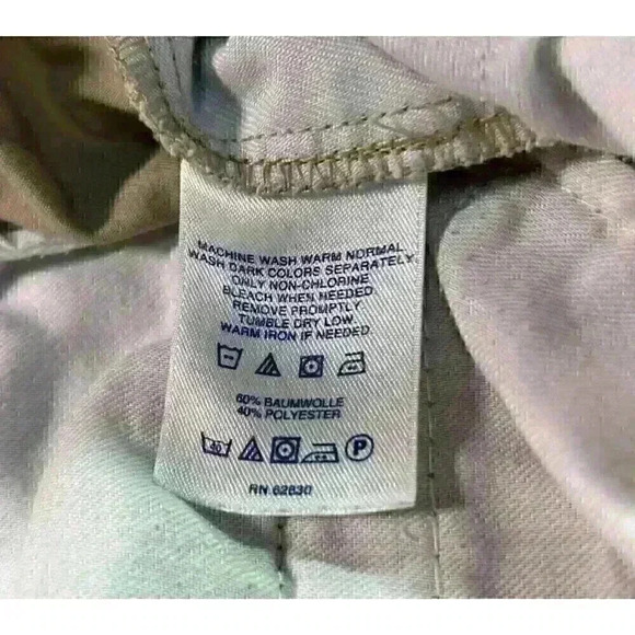 Lands End Shorts Girls Size 10 Plus Beige High Rise Adjustable Waist Cotton Poly - Picture 9 of 11